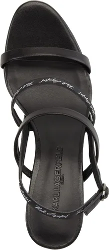 Vista 4 de Karl Lagerfeld Paris DEXTRA - Sandalias de tacón con correa al tobillo para mujer