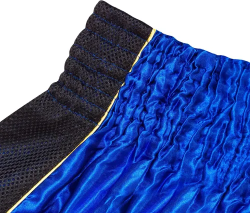 Vista 4 de Pantalones cortos de Muay Thai para niños (4 años a 10 años) para boxeo, kickboxing, artes marciales mixtas, entrenamiento para niños y niñas