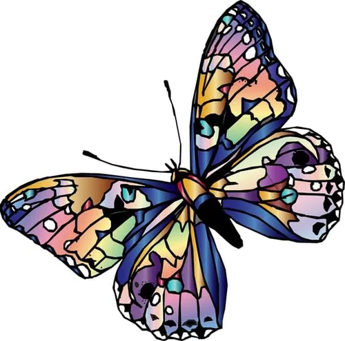 Vista 5 de CafePress Reloj de pared de mariposa exótica de 10 pulgadas para sala de estar, cocina u oficina