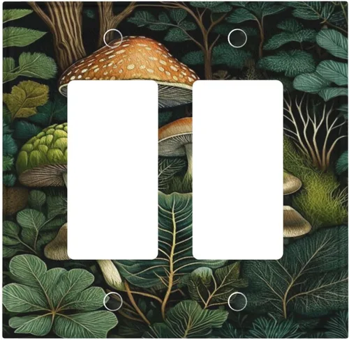 Vista 84 de Cubiertas de Interruptor de Luz Artísticas Decorativas Boho Figura Abstracta Interruptor de Pared Único Placa de Interruptor Decorativo Placa