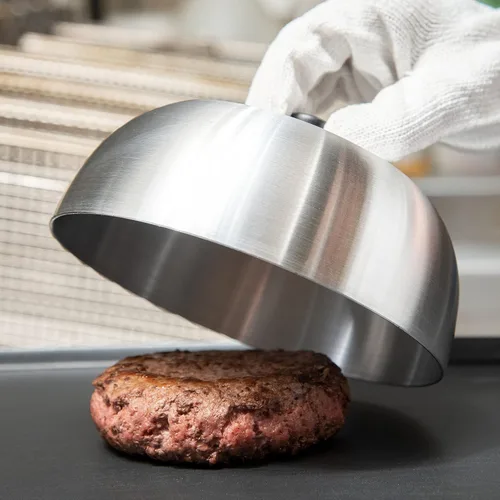 Vista 7 de Carlisle FoodService Products 60103 Cubierta de aluminio para hamburguesas/cúpula de fusión de queso, 6
