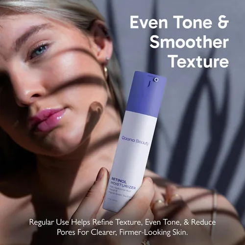 Vista 7 de Qaana Lujosa crema hidratante facial con retinol, colágeno y ácido hialurónico, crema antienvejecimiento para mujeres y hombres con colágeno