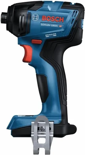 Vista 3 de BOSCH GDR18V-1860CN - Destornillador de impacto hexagonal sin escobillas de 1/4 de pulgada (herramienta desnuda)