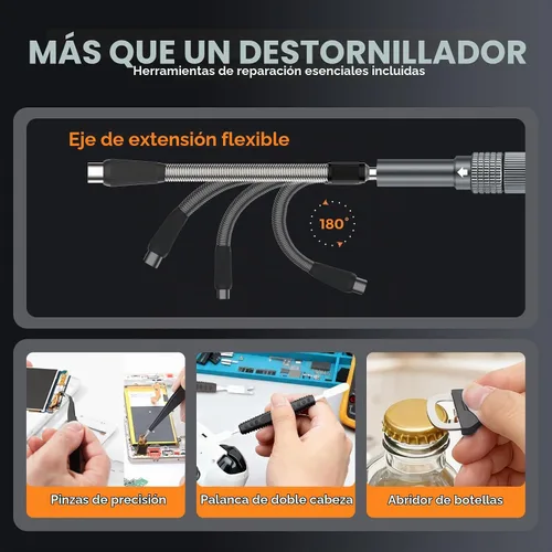 Vista 4 de UF-TOOLS Juego de destornilladores de precisión electrónica 83 en 1, mini kit de herramientas de reparación magnética profesional con Torx Phillips
