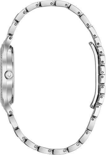 Vista 2 de Bulova Crystal Pave 3-Hand Quartz Slim Case Watch
