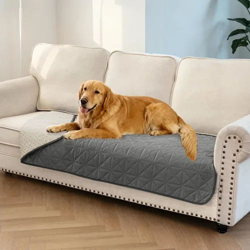 Vista 25 de Ameritex Funda de sofá impermeable para asientos, funda de sofá para perros, funda de sofá para mascotas, funda de terciopelo para silla, sofá