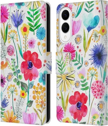 Vista 75 de Head Case Designs Officially Licensed Ninola Butterfly Nature Spring Floral Leather Wallet Case Compatible with Samsung Galaxy A07 4G