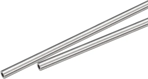 Vista 40 de Uxcell Tubo capilar de acero inoxidable 304, OD 0.4 mm x 0.1 mm de grosor de pared, 250 mm de longitud, tubo metálico para maquinaria industrial