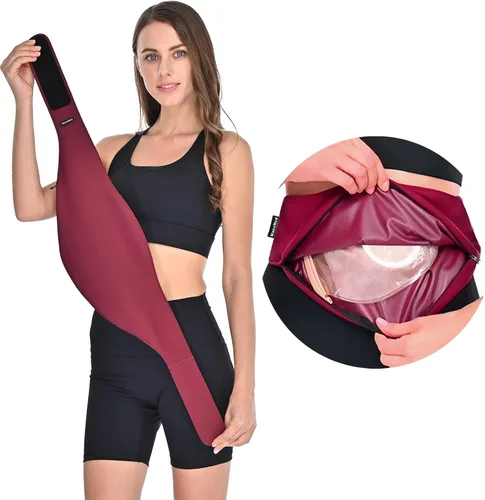 Vista 10 de Fundas para bolsas de ostomía WansMed para hombres y mujeres Cinturón para ostomía para deportes y vida diaria Solución a prueba de fugas y que