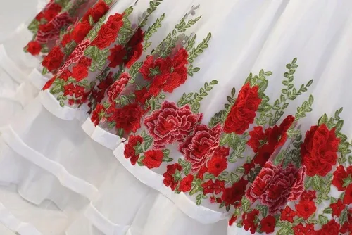 Vista 5 de Vestidos de quinceañera con apliques florales, estilo mexicano, vestido de baile con hombros descubiertos, dulce 15, vestido de graduación 2025