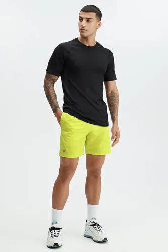 Vista 5 de Fabletics Pantalón corto The Fundamental para hombre, entrenamiento, correr, entrenamiento, gimnasio, yoga, ultraligero, atlético