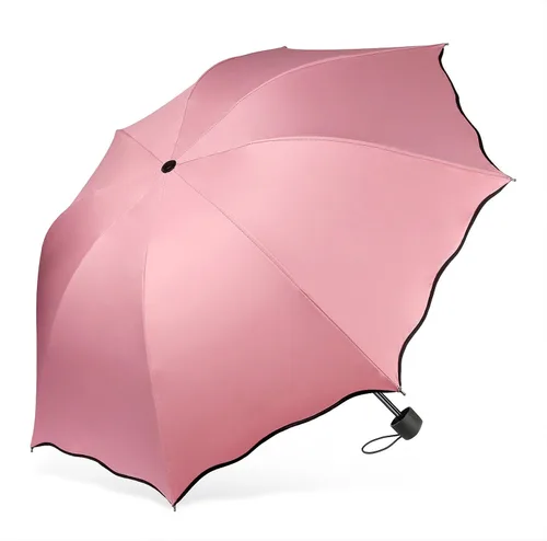 Vista 4 de Sakura - Sombrilla plegable resistente al viento anti lluviasol flor de cerezo