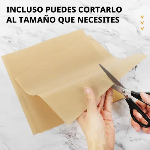 Vista 3 de BYKITCHEN Revestimientos para freidora de aire de 9.4x8.7 pulgadas compatibles con freidora de aire de 4-7QT y freidora de aire multifuncional
