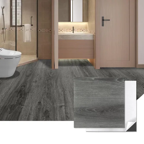 Vista 12 de Art3d Azulejos de vinilo para pegar y desprender 30 unidades 30 x 30 cm, Suelos autoadhesivos impermeables con aspecto de tablones de madera