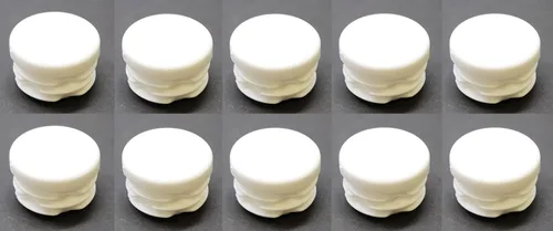 Vista 12 de Tapa de extremo de tubo redondo blanco de 1 pulgada, tapón de tubo de tubo de diámetro exterior de 1 pulgada, inserto de tapa de enchufe de plástico