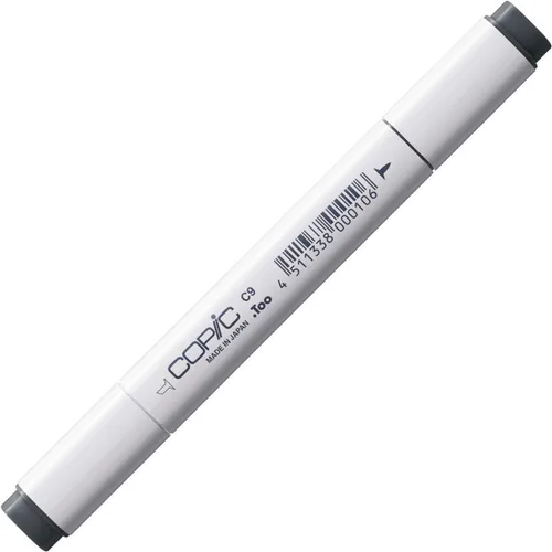 Vista 28 de Copic Marcador de alcohol clásico de doble punta, B21-Copic, azul bebé