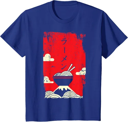 Vista 61 de Ramen Noodles Camiseta de arte japonés, Negro