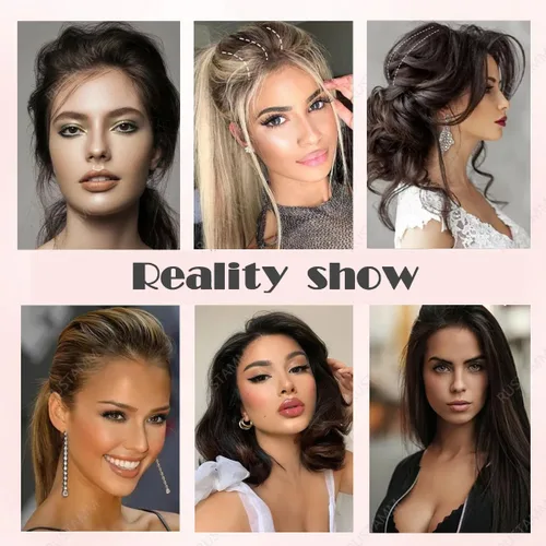 Vista 2 de 2 piezas de moño para el cabello, clip invisible para el cabello falso, peine esponjoso, extensiones de cabello, herramienta de inserción de peinado
