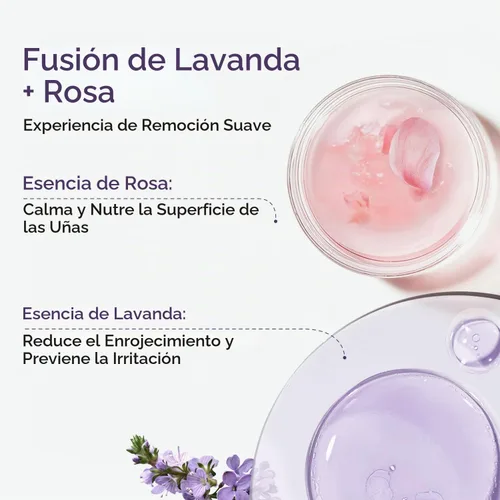 Vista 3 de modelones Removedor de esmalte de uñas de acetona, gel y esmalte de uñas