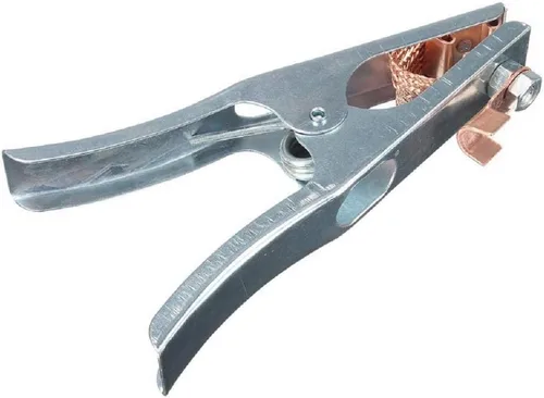 Vista 2 de 2 unids 300A/500A/800A Tierra Cable Clip Abrazadera Soldadura Manual Soldador Electrodo Titular de soldadura Procesamiento de soldadura Abrazadera