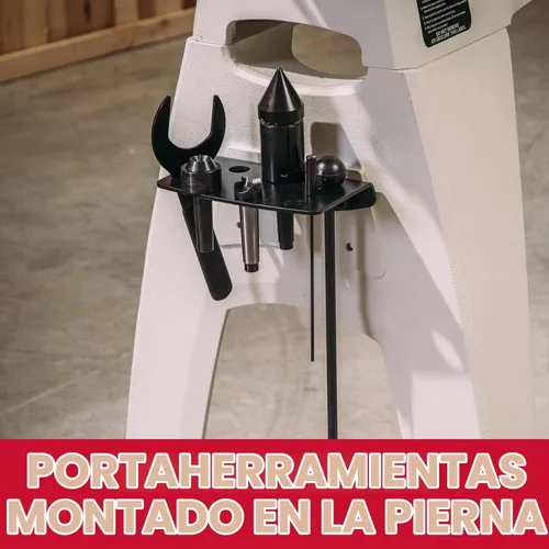Vista 4 de JET 18" x 40" EVS Torno para carpintería, 2 HP, 230V 1Ph (Modelo JWL-1840EVS)