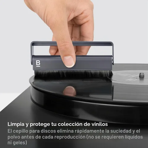 Vista 3 de Boundless Audio Kit limpiador de discos – Kit de limpieza de vinilo de 2 piezas incluye cepillo de registro y limpiador de lápiz capacitivo – Vinilo