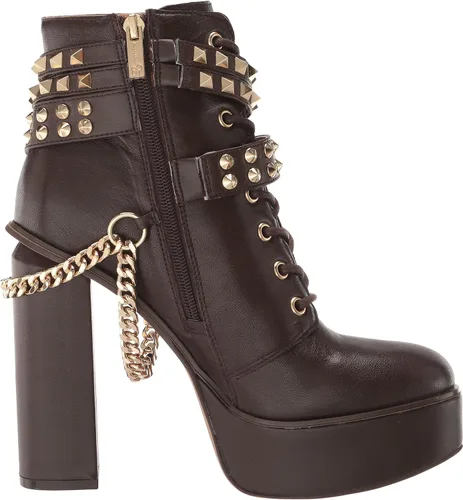 Vista 6 de Jessica Simpson Tacones de bloque con tachuelas de cuero Lannoli para mujer