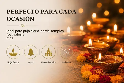 Vista 6 de Largo algodón trenzado mechas Diya Bati Puja religioso Jyot Akhand lámpara de aceite Diwali Iluminación 500 pc (Largo)