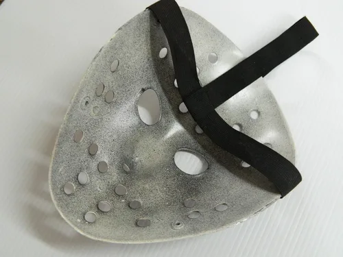 Vista 3 de Dead Head Props DHP Modified Punisher Jason - Disfraz de hockey para Halloween, máscara de fiesta, Naranja