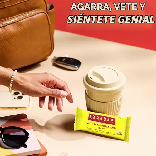 Vista 7 de Larabar - Barra de limón, barra vegana de frutas y nueces sin gluten, barras de 1.6 onzas, 18