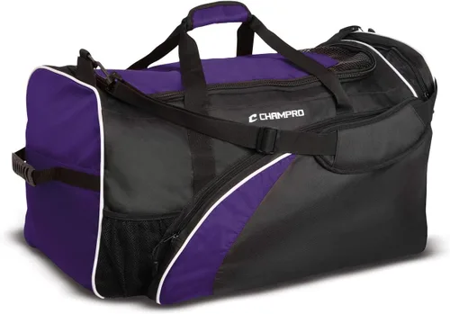Vista 6 de CHAMPRO Varsity Football Equipment Bag With Shoulder Carry Strap, Laundry and Helmet Bags