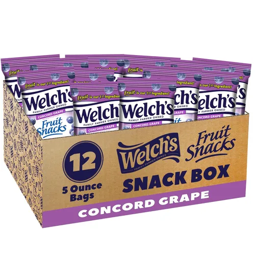 Vista 6 de Welch's Snacks de Fruta, Bayas y Cerezas, Perfectos para Compartir, Bolsa a Granel, 8 oz (Paquete de 1)