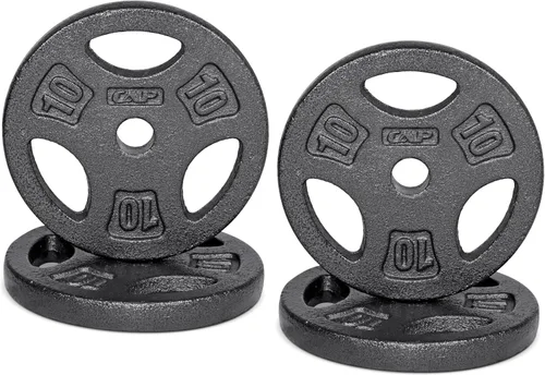 Vista 11 de CAP Barbell Placas de peso de agarre estándar de 1 pulgada