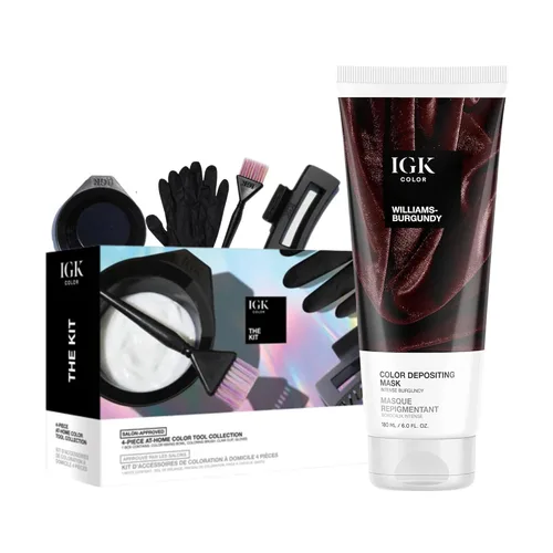 Vista 25 de IGK - Máscara de depósito de color A La Plage Boosts Shine & Enhances Blonde Tones, Refreshes Color, Conditioning Treatment, Vegan + Cruelty-Free