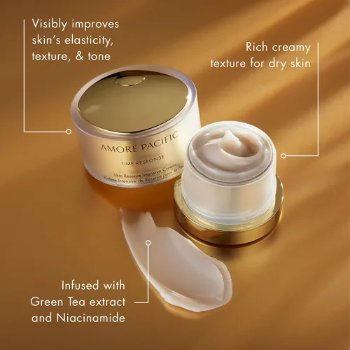 Vista 3 de AMOREPACIFIC Time Response Skin Reserve Crema hidratante intensiva para el rostro, 1.7 onzas líquidas