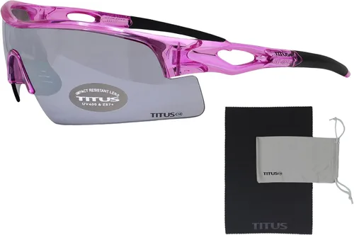 Vista 6 de TITUS G20 Platinum Safety Glasses Shooting Eyewear Protection ANSI Z87+ Negro
