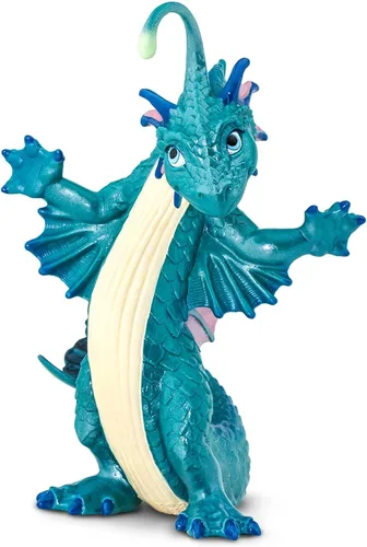 Vista 6 de Safari Ltd. Figura de dragón oceánico, figura detallada de dragón de 6 pulgadas, juguete mítico para niños, niñas y niños a partir de 4 años