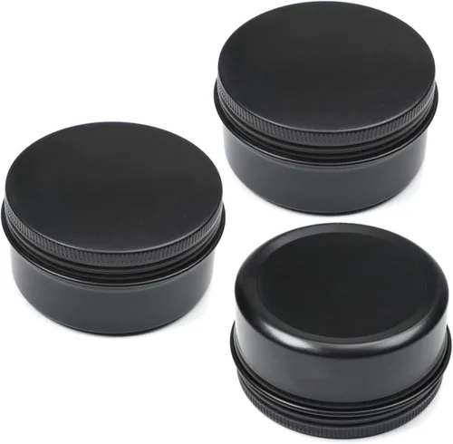 Vista 7 de Othmro Latas redondas de metal de 8.3 onzas, latas de aluminio, contenedores recargables de 8.5 fl oz, botellas de lata con tapa de tornillo
