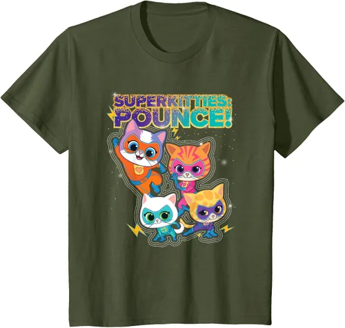 Vista 12 de Disney Junior SuperKitties Pounce! Camiseta de equipo completo, talla S