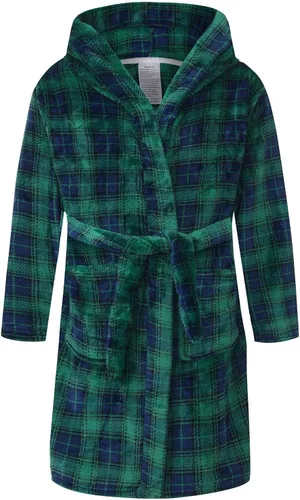 Vista 74 de E.W Apparel Bata de baño de forro polar con capucha para niños, bata suave y mullida para niños pequeños
