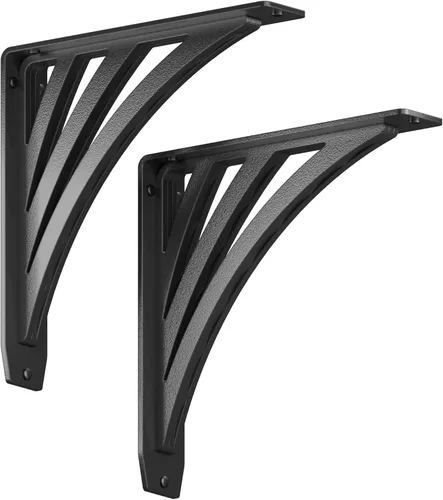 Vista 19 de Starby Lucca Designer Series - Soportes decorativos resistentes de servicio pesado para repisas de chimenea y encimeras. Ménsulas bellamente