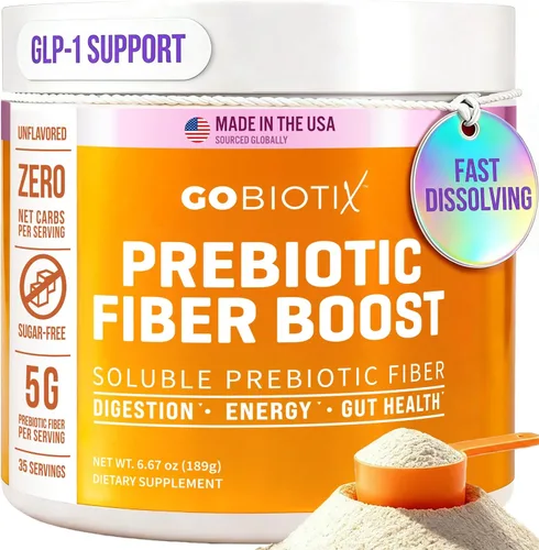 Vista 9 de Suplemento de fibra prebiótica: Ayuda a la salud intestinal y la regularidad digestiva, Suplemento de fibra en polvo soluble para mujeres y hombres