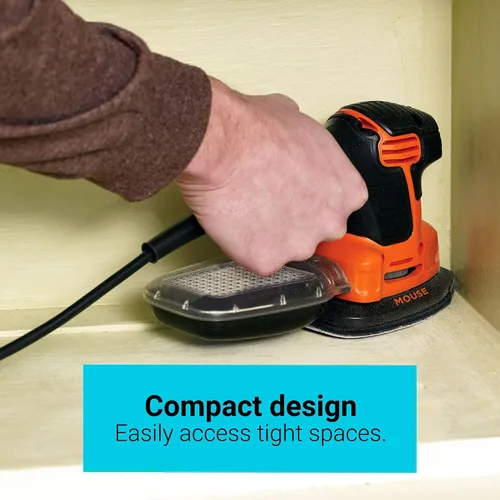 Vista 13 de Lijadora de detalles Black+Decker bdems600 Mouse