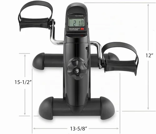 Vista 3 de Ejercitador de pedal para bicicleta estática debajo del escritorio