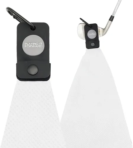 Vista 19 de Toallas de golf magnéticas para bolsas de golf con clip y imán ultra fuerte - Toalla de microfibra con tejido de gofre para sujeción segura
