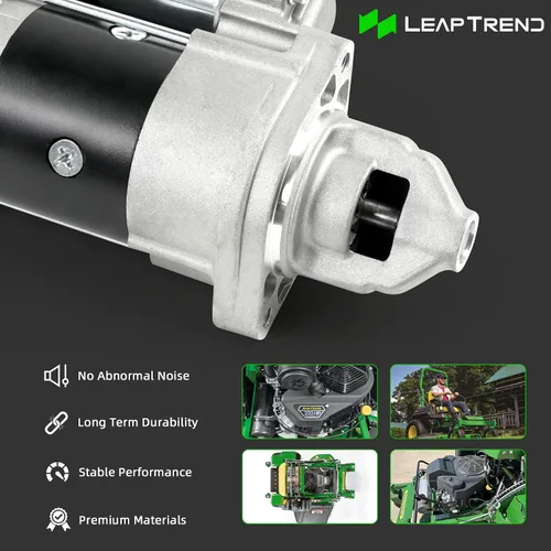Vista 5 de LEAPTREND 19169N Nuevo arrancador apto para Kawasaki FX730V FX691V FX651V, John Deere 636M 648R 652R 661R Z445 Z465 Z645, reemplaza 428000-6600