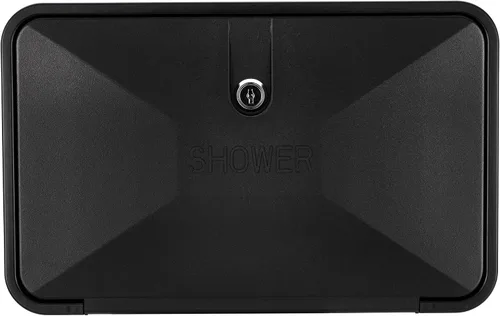 Vista 6 de RecPro RV - Kit de caja de ducha exterior con manguera 51, color negro