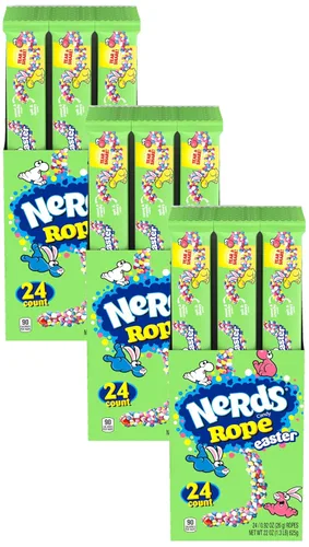Vista 6 de NERDS Hoppin' Rope, caramelo de Pascua de primavera, 0.92 onzas (paquete de 24)
