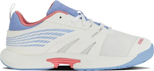 Vista 8 de K-Swiss Tenis Speed Trac para niños Blanc De Blanc/Ópalo Azul/Lollipop