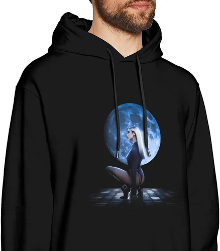 Vista 2 de JEWELSHUB Sudadera casual de manga larga con capucha para hombre